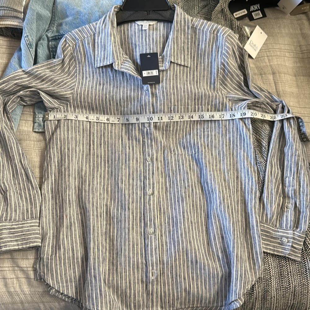 Lucky Brand striped button down shirt - Picture 6 of 6